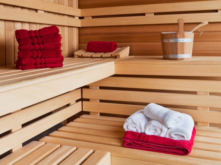 Сауна в апартаментах «Глянець»