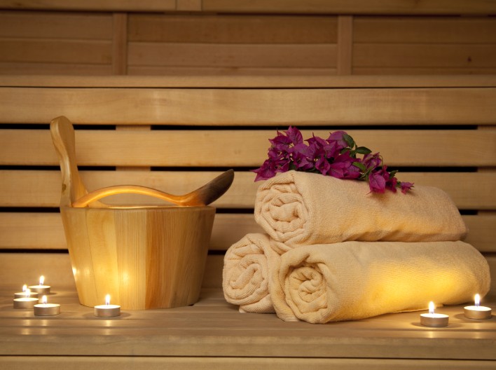 Сауна в апартаментах «Глянець»